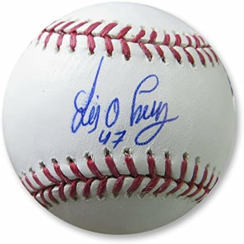 Luis Cruz Aláírt Dedikált MLB Baseball Los Angeles Dodgers 47 S1353 - Dedikált Baseball