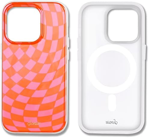 Sonix sakk-Matt Rózsaszín, Narancssárga, hogy ha a + Mágneses Gyűrű (Arany), a MagSafe iPhone 14 Pro