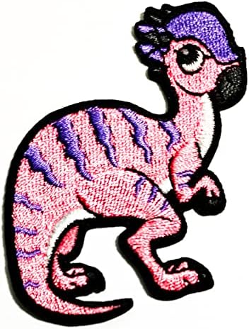 Kleenplus 3Pcs. Rózsaszín Dinoszaurusz Pachycephalosaurus Javítás Mesterségek, Művészetek Varrás Javítás Rajzfilm Gyerekeknek
