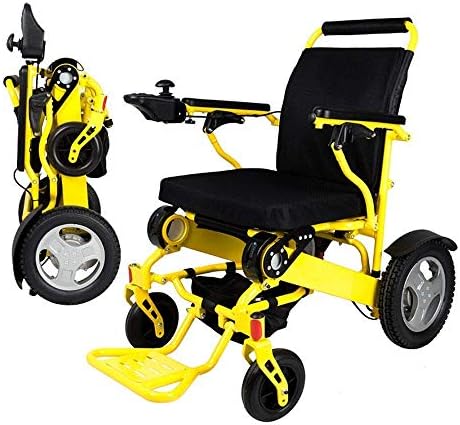 YANGPING - Összecsukható Elektromos kerekes szék, Könnyű, Összecsukható,kerekes székek, Önjáró járó Fékek, Elektromos vagy