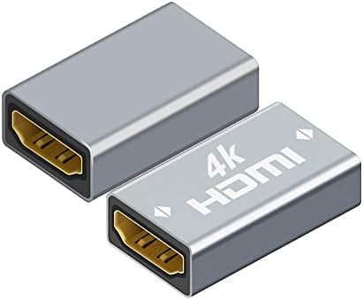 rgzhihuifz HDMI Női HDMI Csatlakozó Adapter (2 Csomag), Női 4K HDMI Extender HDMI Csatoló, Támogatja a 3D-s 4K ARC Ethernet