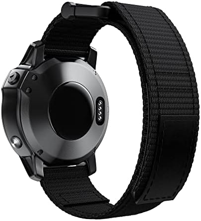 BAHDB Sport Fonott Nylon Hurok Watchband Wriststrap A Garmin Fenix 7 7X 6X 6Pro 5X 5Plus 3HR EasyFit gyorskioldó 26 22mm