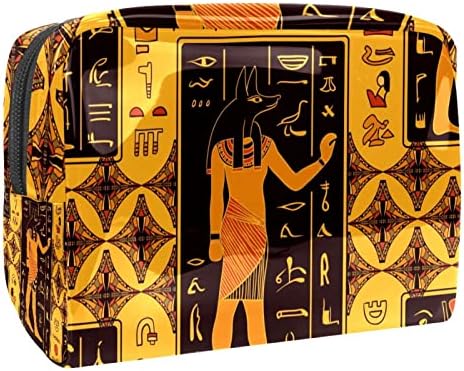Tisztálkodási Táska Lóg Dopp Kit Férfiaknak Vízálló Borotválkozás Táska az Utazás, az Ősi Egyiptomi Régi Art Etnikai, Törzsi