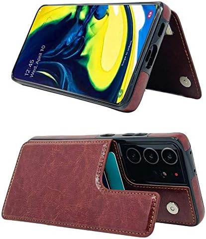 S-Tech Esetben a Galaxy S21 Ultra Pénztárca Pénz Fotó Kártya Tartóját Protector Mágneses Csattal, illetve Flip Kitámasztó