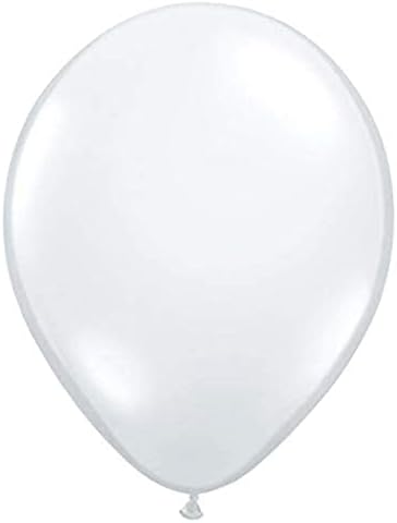 Qualatex 18 Gyémánt Tiszta Töltelék Latex Lufi (25ct)