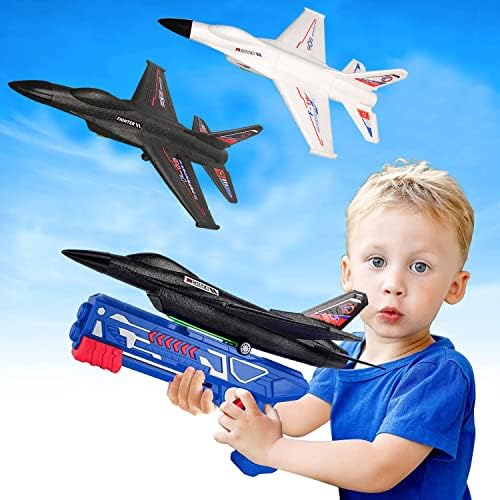 Vefungyan Repülőgép Launcher Játékok Repülés Mód: Hab Vitorlázó Katapult Repülő Játék, a Fiúk, a Szabadtéri Repülő Játékok