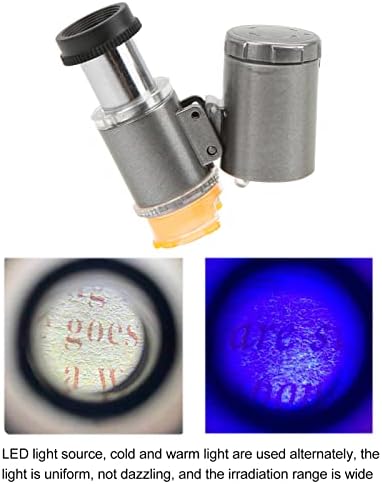 60x Mini Mikroszkóp, Széles Besugárzás Tartomány Mini Hordozható Hordozható Mikroszkóp Nyomtatás Gép Electronics(9882(RD)