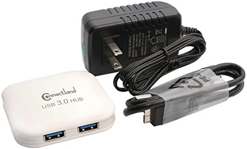 Connectland USB 3.0 4 Port Hub 5Gbps adatátviteli Sebesség Komponensek Más Fehér - CL-HUB20127