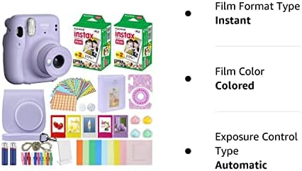 Fujifilm Instax Mini 11 Instant Camera + MiniMate Tartozékok Csomag + Fuji Instax Film Érték Csomag (40 Lap) Tartozékok Csomag,
