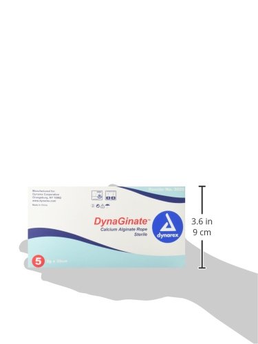 Dynarex Dynaginate Kalcium-Alginát Kötelet, Öltözködés, 2g X 30 cm-es, 5 Szám