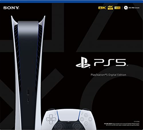 Sony Playstation 5 Digitális Kiadás PS5 Konzol. (Disc -Ingyenes.) *- U Alku (Felújított)