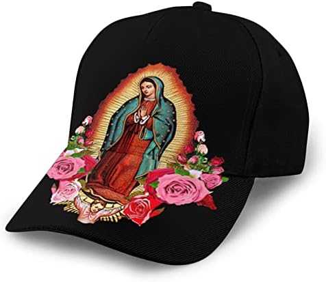 A Hölgy a Guadalupei Szűz Mária Baseball Sapka Állítható Szendvicset Kap Sima Sapkát Apa Kalap Sapka Férfiak Nők