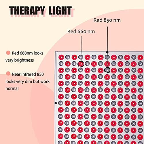 AOCAAUP LED Vörös Fény Terápia Fény 660nm Közelében Infravörös Fény 850nm Fény Lehet Akasztani 45W Terápia Panel Lámpa szemvédő