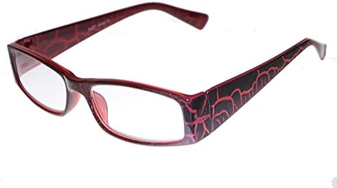 Vad Oldala Trendi Téglalap alakú Szemüvege által Elegáns Olvasók (Piros +2.50)