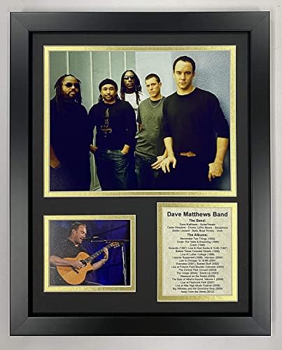 Dave Matthews Band Gyűjthető | Bekeretezett Fotó Kollázs Wall Art Dekor - 12x15 | Legendák Sose halunk meg (16212U)