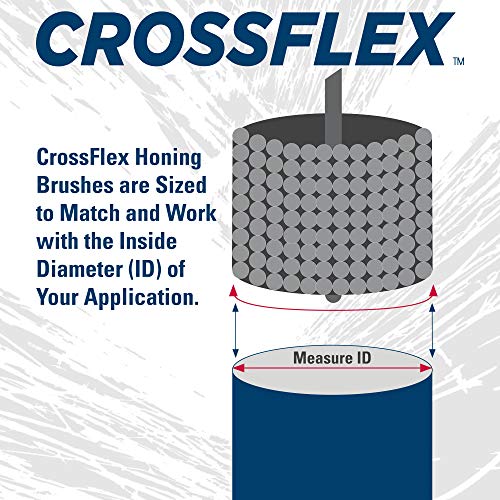 Weiler 34281 Crossflex, nagy teherbírású Unalmas Ecset 4-1/4 Átmérő 320SC Finomság