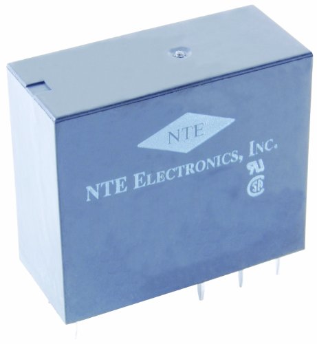 NTE Elektronika R25-1D16-48 Sorozat R25 PC-Testület Mount Epoxi Lezárt Relé, SPST-NO, 16 Erősítő, 48VDC