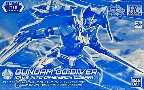 BANDAI HGBD 1/144 Gundam OO Búvár, Merülés A Dimenzió Tiszta Modell készlet (Japán Import)