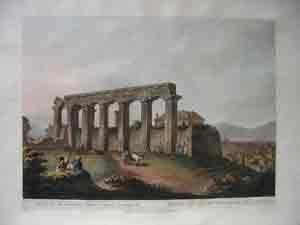 A romok egy Ősi Templom Közelében Korinthoszi