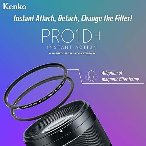 Kenko 400524 Szűrő Tartozék, PRO1D+ Azonnali Cselekvési Adapter Gyűrű, 2.0 hüvelyk (52 mm), az Azonnali Cselekvés Sorozat