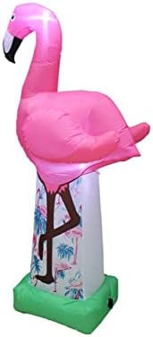 Két Hatalmas Nyári Születésnapi Party Dekoráció Csomag Tartalmazza a 6 Láb Magas, Felfújható Rózsaszín Flamingó, 6 Láb Magas,