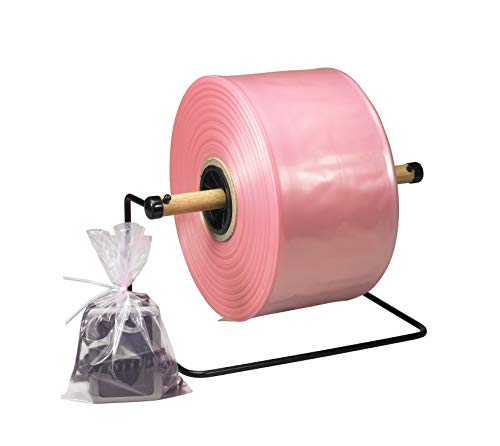 5 x 1075', 4 Mil (1 Tekercs) Rózsaszín antisztatikus Műanyag Poli Cső