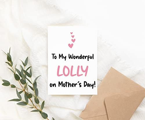 A Csodálatos Lolly anyák Napján Kártya - Lolly Anyák Napja Kártya - Lolly Kártya - Ajándék -, Hogy A Csodálatos Lolly Kártya