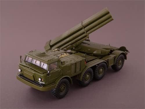 A Start-Skála Modellek MLRS BM-27 ?Uragan? a ZIL-135LM 8×8 Több Rakétát Alváz Katonai Zöld 1/43 ABS Tank Előre elkészített