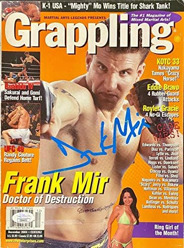 Frank Mir Aláírt Dedikált MMA Küzdenek Magazin SZÖVETSÉG 3 - Dedikált UFC Magazinok