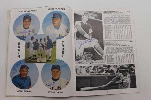 1969-ben a New York Mets Aláírt Hivatalos Évkönyv Tom Seaver Ryan Szövetség Loa D2002 - Dedikált MLB Magazinok
