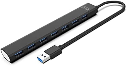 SJYDQ USB 3.0 7-Port USB Hub nagysebességű 5Gbps 3.0 Hub Elosztó USB-Hub Laptop vagy Asztali