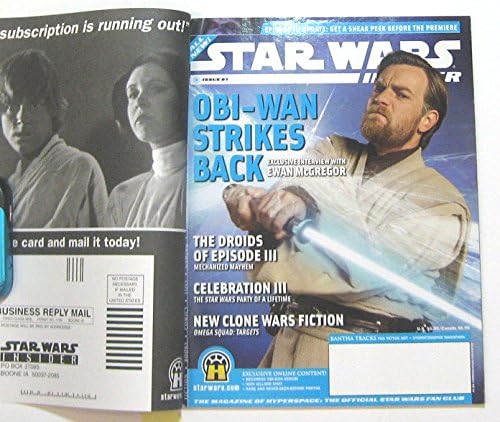 Star Wars Insider Magazin Ewan McGregor, a borítón Május/június 2005